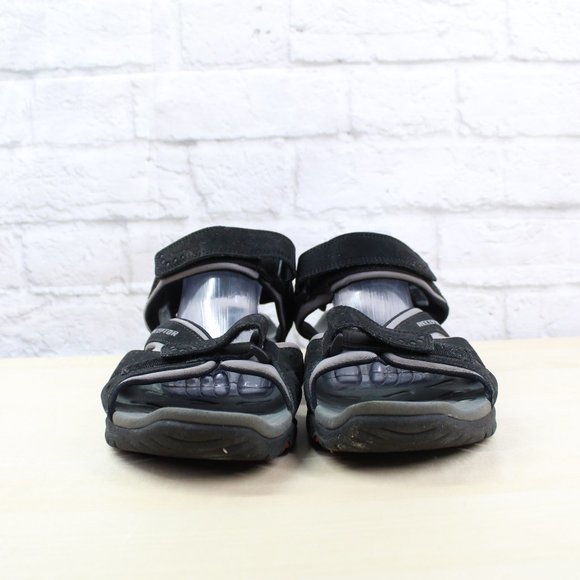 Ecco Women's Receptor Yucatan Black Suede Waterproof Hiking Sport Sandals 10.5 - Picture 4 of 9